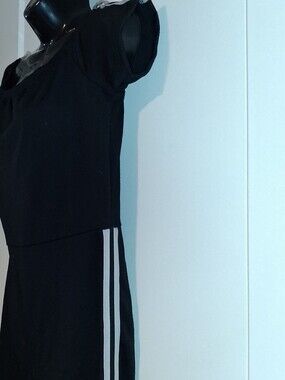 New Black Elastic-Waist Jumpsuit - Large